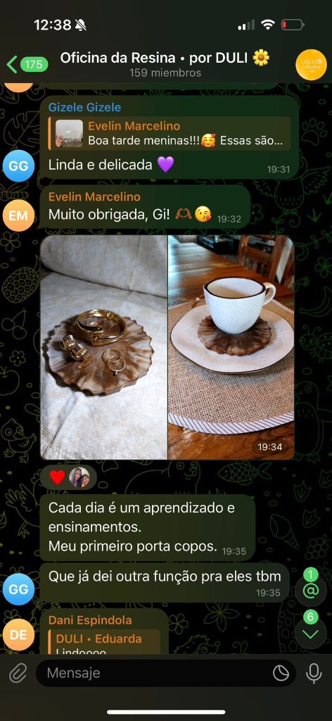 Peça de resina